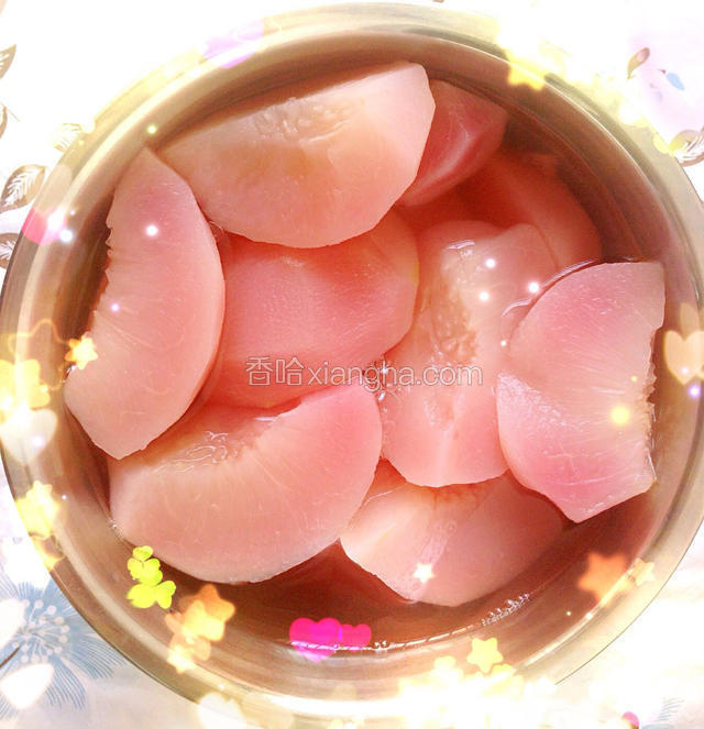 水蜜桃罐头