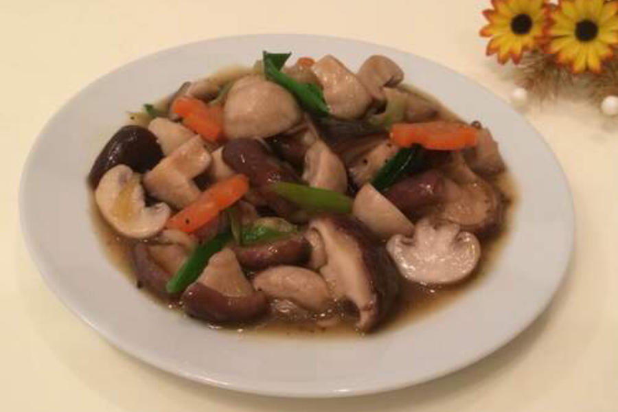 蚝油双菇