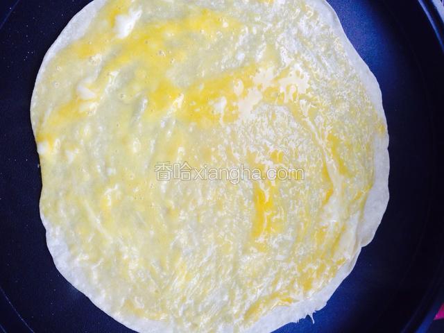 摊好的样子