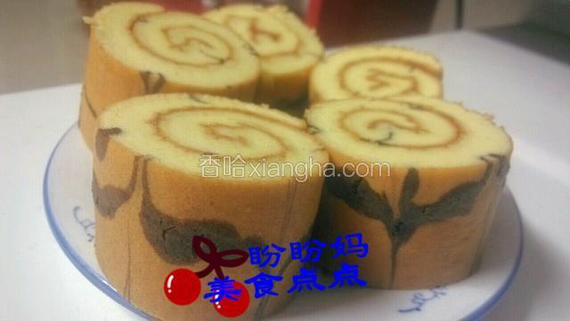 千叶纹蛋糕卷