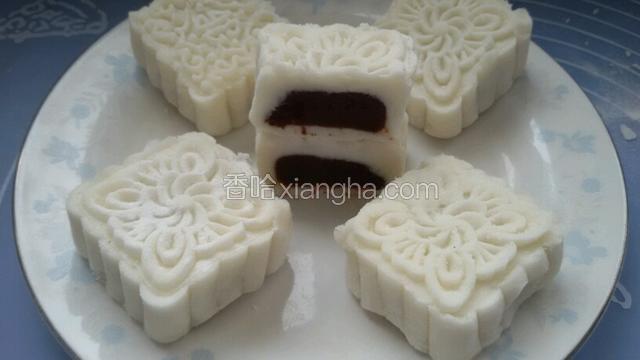 山药豆沙糕。