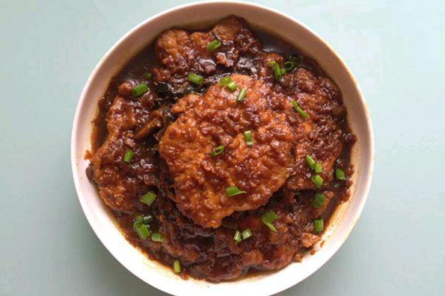 葱烧大排