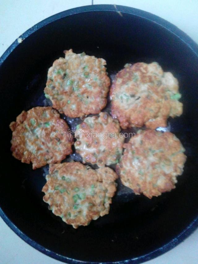 缸豆肉末饼