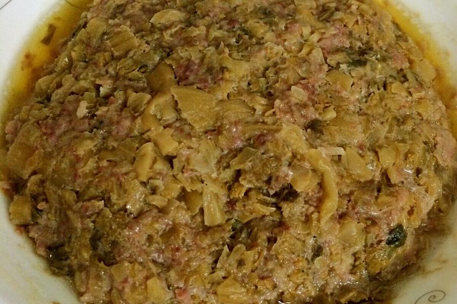 梅菜蒸肉饼