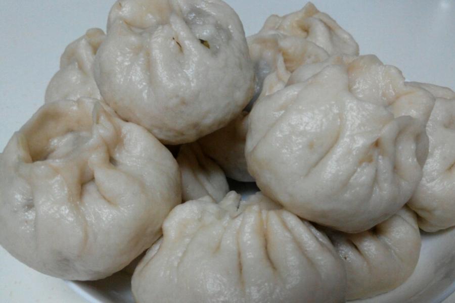 干菜猪肉馅儿包子