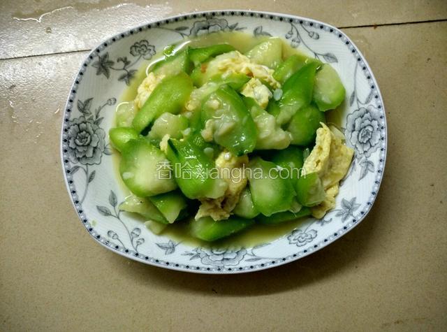 丝瓜炒蛋