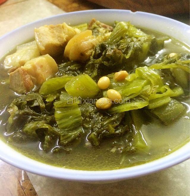 猪肉煲咸菜