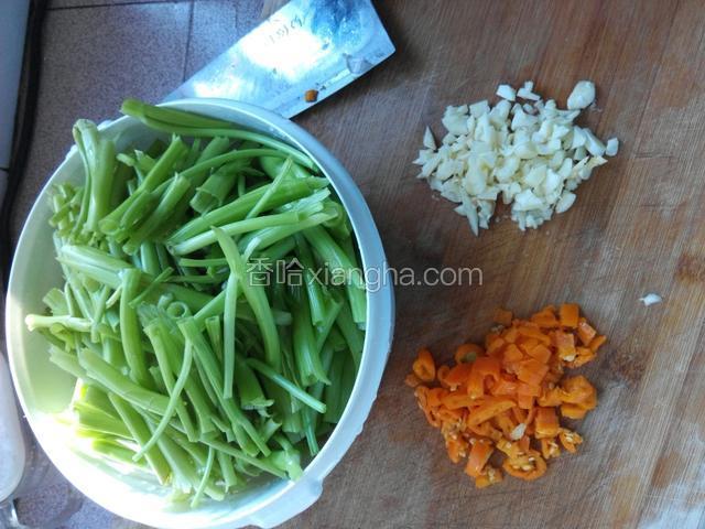 准备好食材