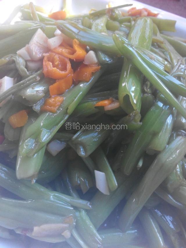 这样一份下饭的菜就可以了
