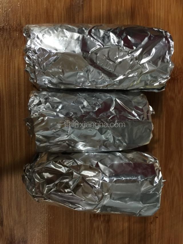 用锡纸包住