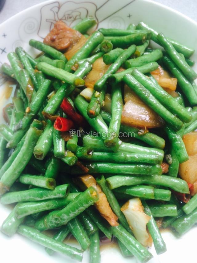 豆角炒肉