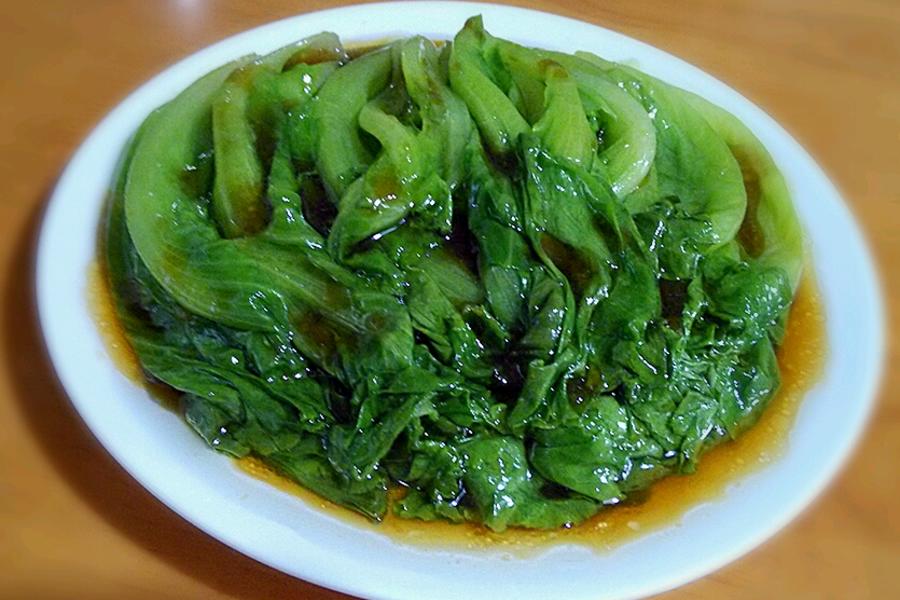 蚝油玻璃菜