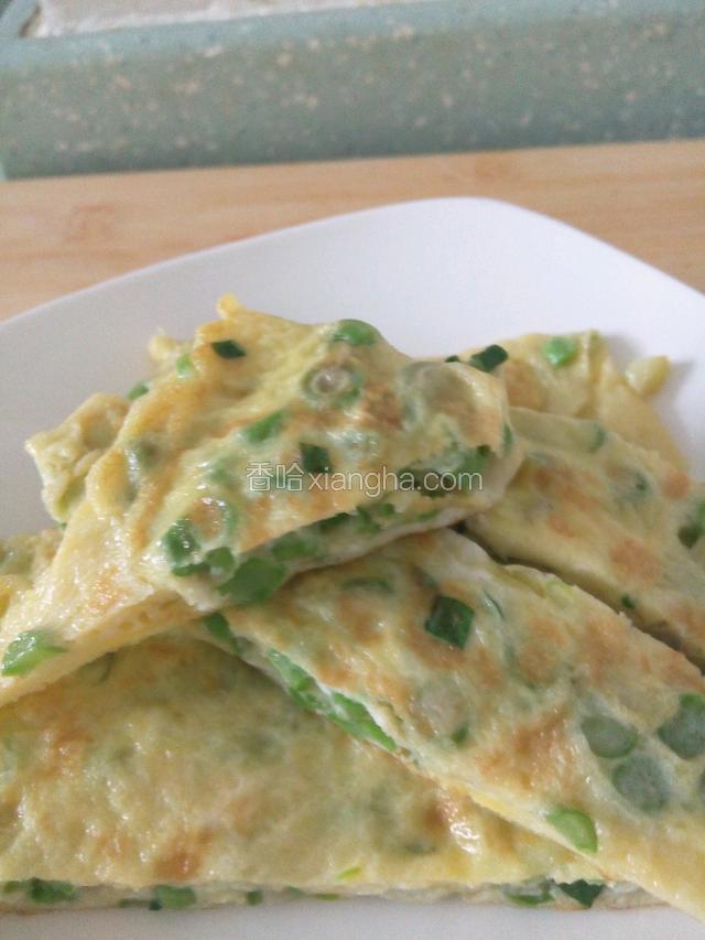 青豆角煎蛋