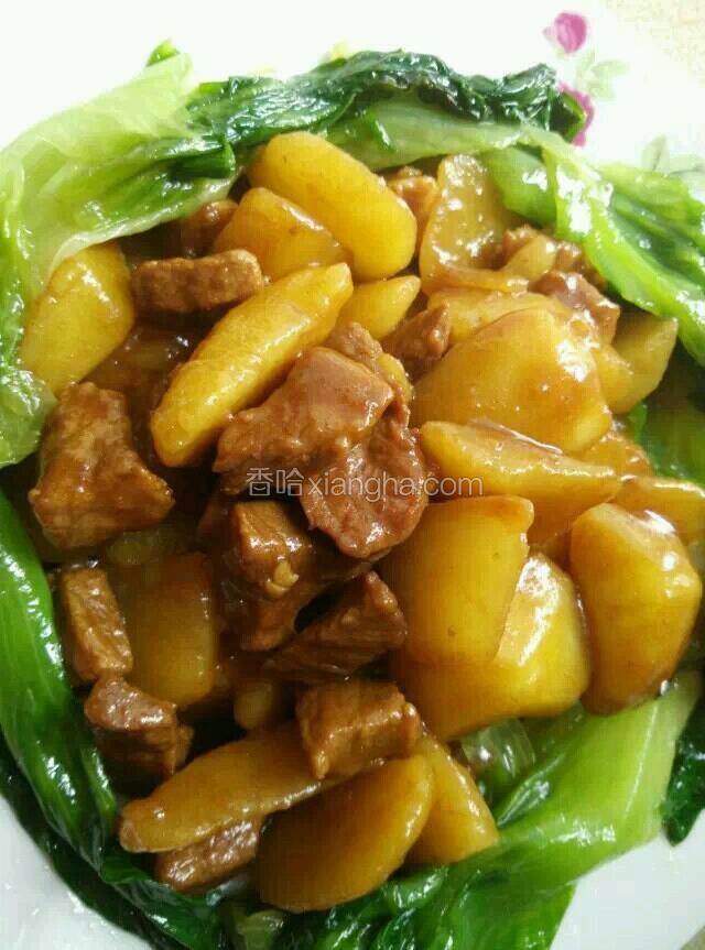 土豆焖肉