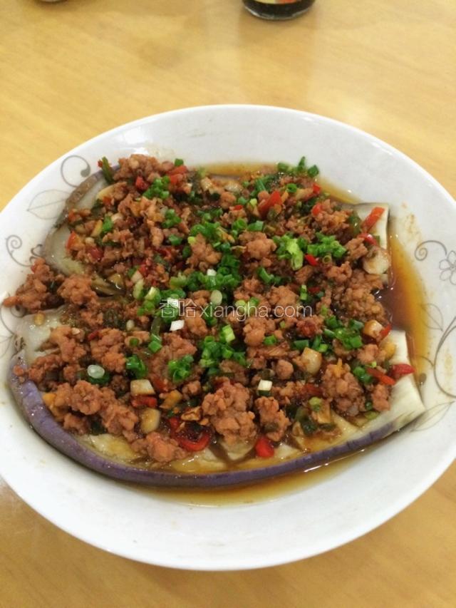 微波肉沫茄子