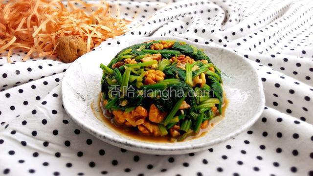 核桃仁拌菠菜