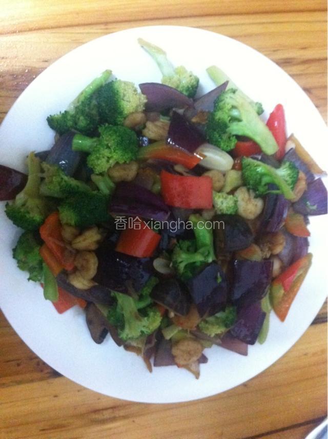 虾仁炒三鲜
