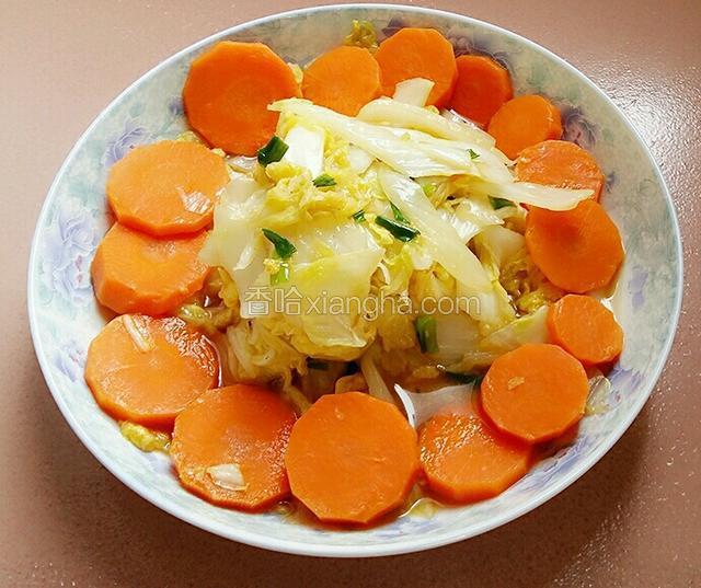 胡萝卜娃娃菜