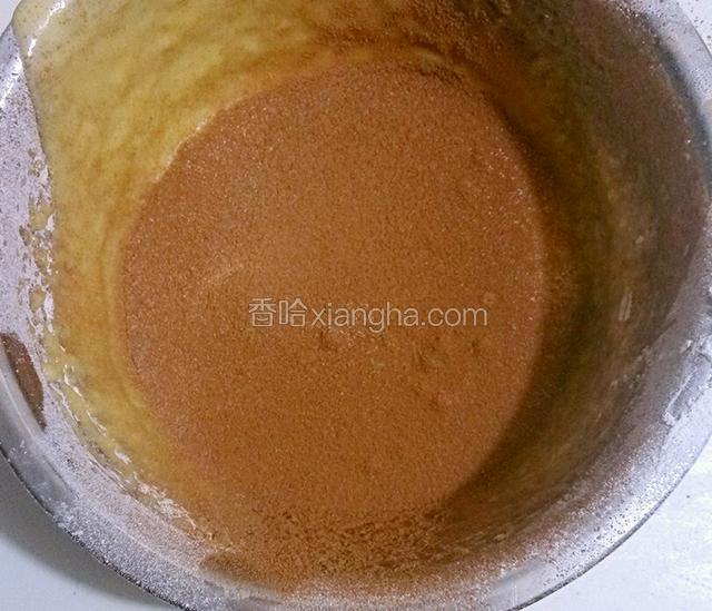 加入少量的可可粉