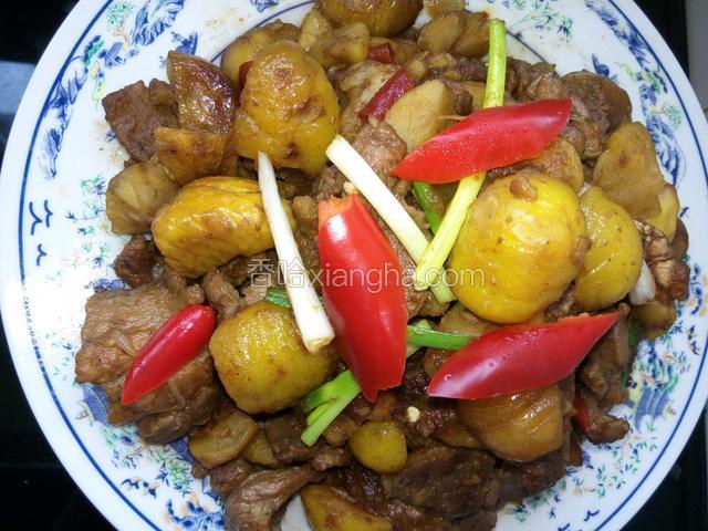 板栗焖鸭