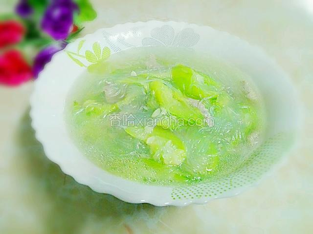 丝瓜粉丝汤