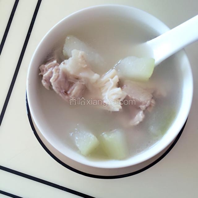 冬瓜瑶柱龙骨汤
