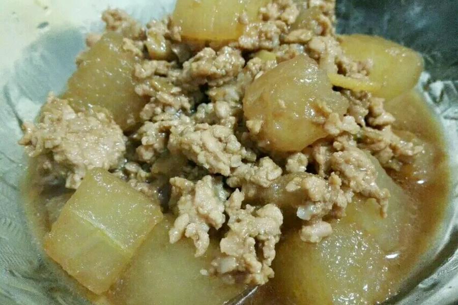 红烧冬瓜肉末