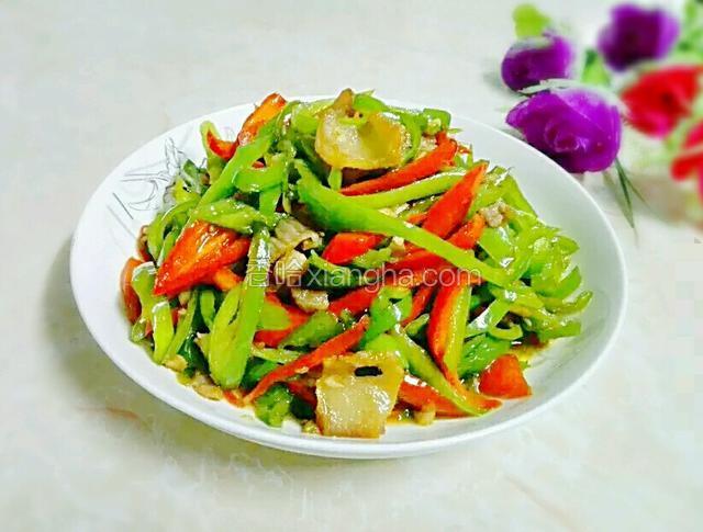 双椒炒肉