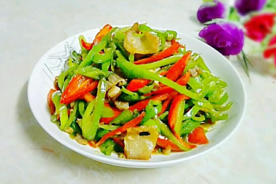 双椒炒肉