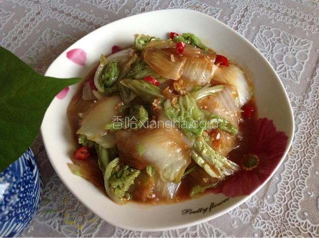 脆爽白菜片