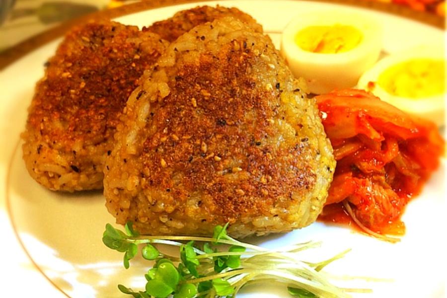 香煎饭团