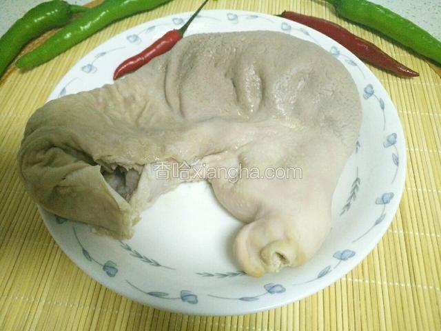 清洗生猪肚妙方