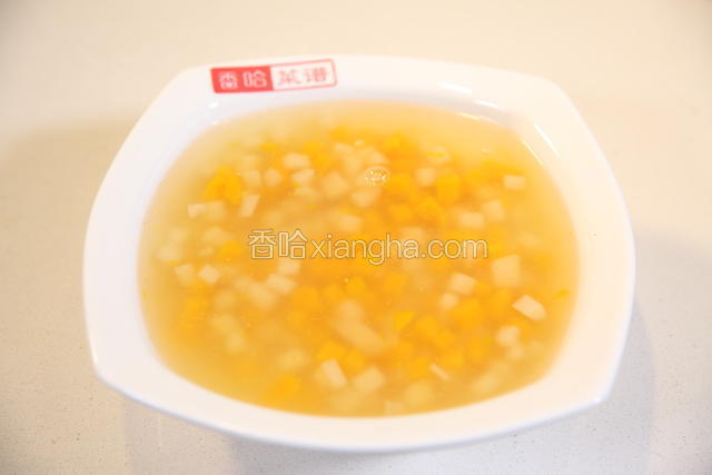 雪梨山药金瓜汤