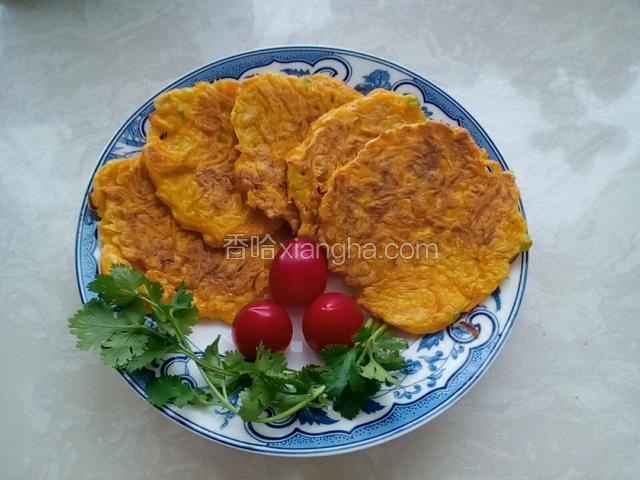 南瓜鸡蛋饼