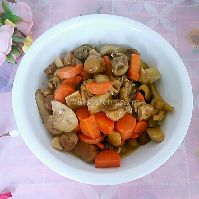 板栗焖鸡