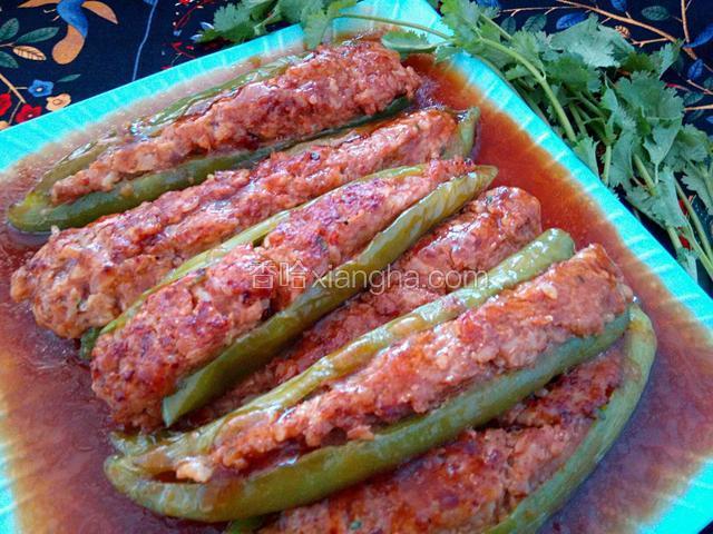 肉酿尖椒
