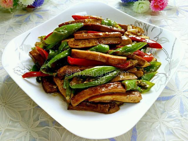 杭椒炒香干