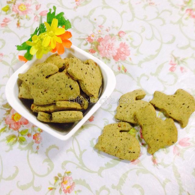 红糖黑芝麻饼干