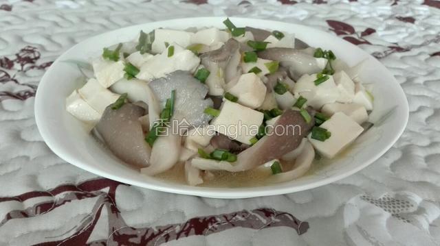 平菇烩豆腐