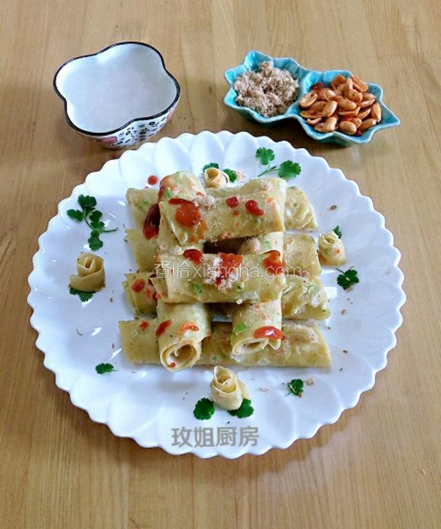 配上粥和水果就是美味、健康又漂亮的早餐了。
    
