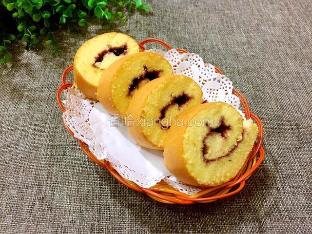 蓝莓蛋糕卷