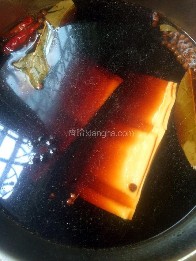 豆腐干洗干净，加进去。