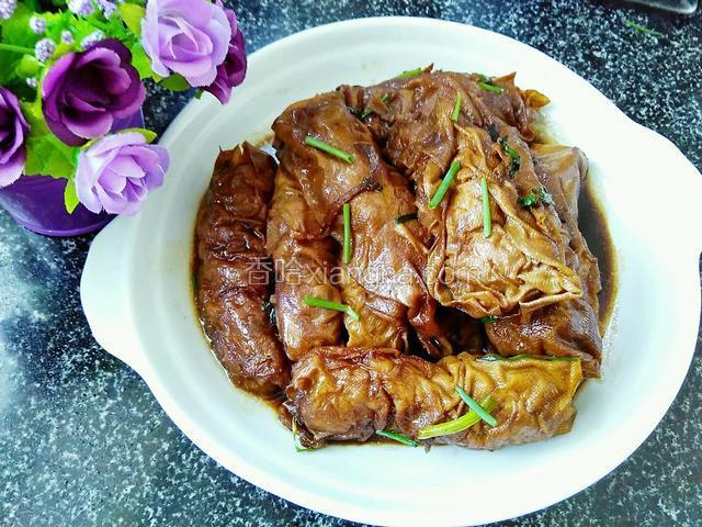 红烧百叶包肉