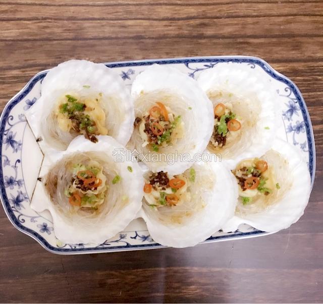 蒜蓉粉丝蒸元贝
