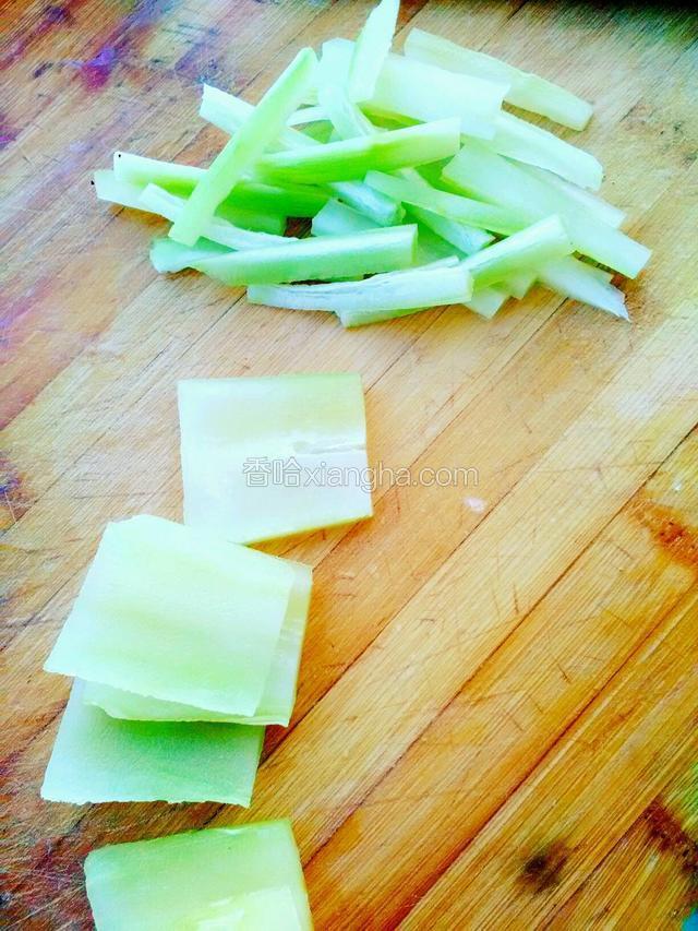 切片，然后再切小段