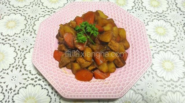 胡萝卜土豆烧里脊
