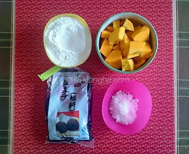 准备好主要食材