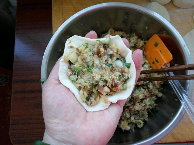 包入足量的馅料