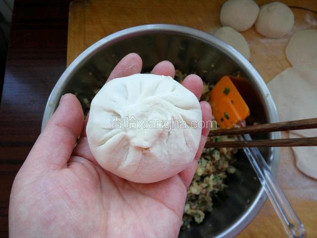 捏合封口
