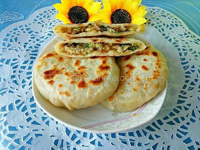 大白菜韭菜馅饼